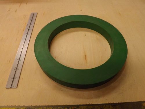 9 3/4&#034; OD x 7&#034; ID x 1&#034; lg 60A Green Polyurethane Ring/Tube