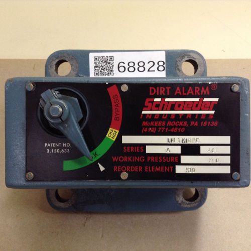 Schroeder dirt alarm lfi 1k10pd used #68828 for sale