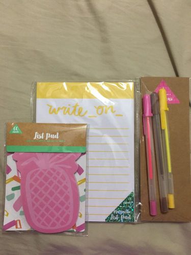 Target One Dollar Spot Pens List Pad Notes