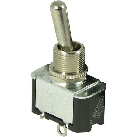 GC/Waldom - Heavy Duty SPST switch, solder terminals