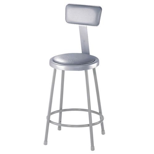 National Public Seating Heavy-Duty Padded Stool - 6424B