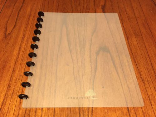 Authentic Levenger Translucent Cover Set and 3/4&#034; Circa Discs