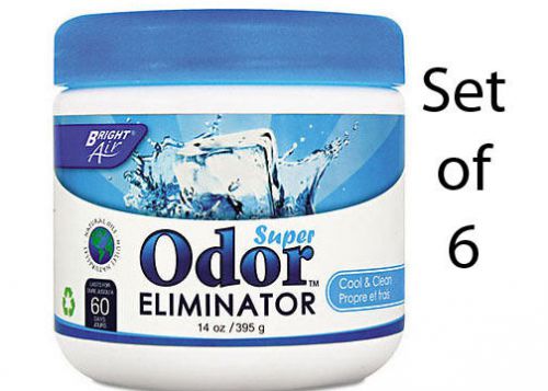 Super Odor Eliminator, Cool &amp; Clean, 14oz Set of 6