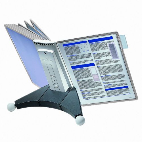 Durable SHERPA Desk Reference System, Light Gray