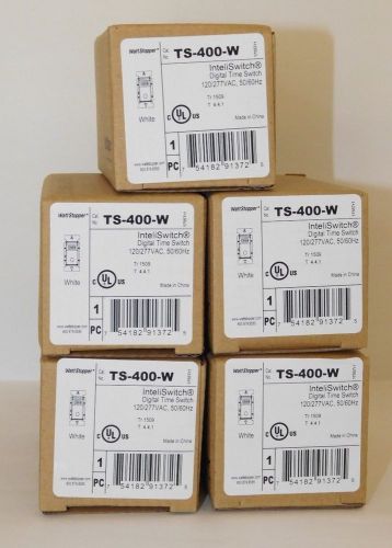 White Watt Stopper TS-400-W Time Switch WattStopper Lot of 5