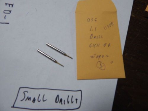 OSG  1.1 MM Twist Drill Bit lot of 2 pcs