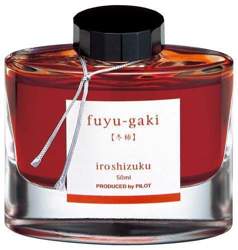 Pilot Iroshizuku Fountain Pen Ink - 50 ml Bottle - Fuyu-gaki Persimmon JAPAN