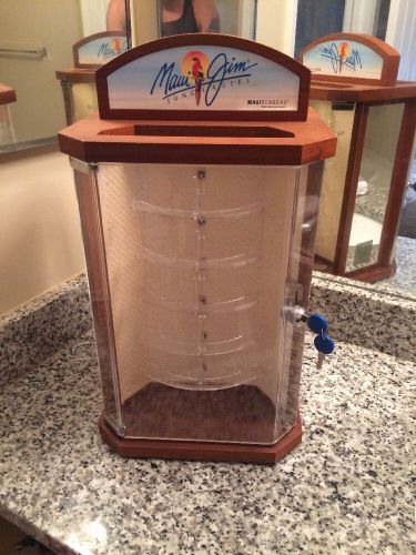 Maui Jim Sunglasses Lockable Counter-top - Table Top Display Cabinet