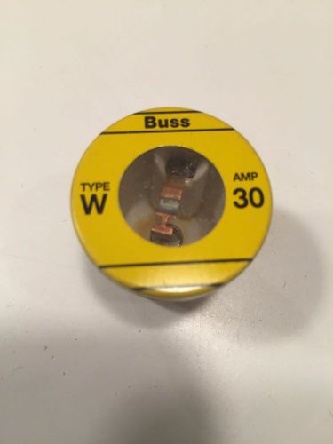 New  box of 2 buss type w 15 amp screw in type bussmann fast acting fuse for sale