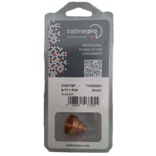 Trafimet Pro 120929 CV0176P Box (2pcs) Compatible Hypertherm Shield MAN PMX1000/