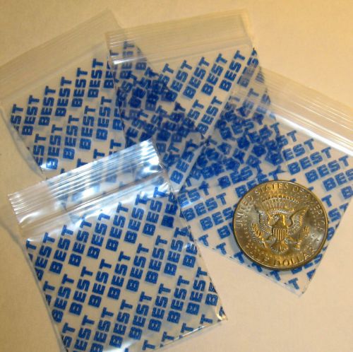 200 Baggies Blue BEST 2020 mini ziplock bags  2 x 2 in.