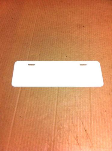 10pcs.024 4&#034;x12&#034;Gloss White Aluminum License Plate/Car Tag Blanks, masked.