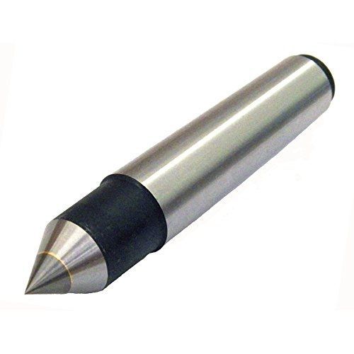 CycleMore Silver Tone Black Alloy MT2 Dead Center For Morse Taper Lathes