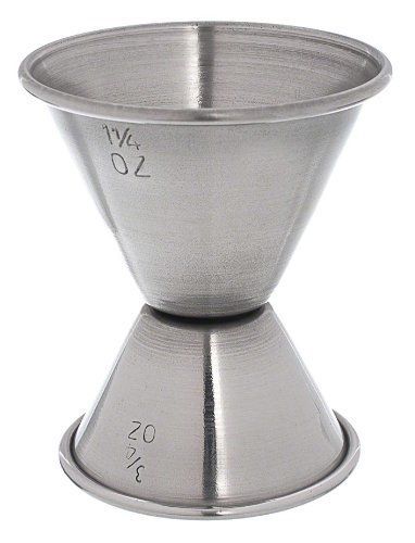 Update International (JI-2) 3/4 x 1-1/4 oz Stainless Steel Jigger