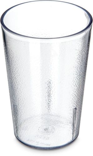 Carlisle 552607 Stackable Shatter-Resistant Plastic Tumbler 8 oz. Clear (Case...