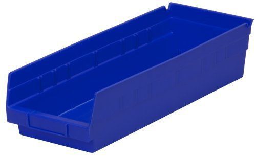 Shelf Bin, 17 7/8&#034;L x 4&#034;H x 6 5/8&#034;W, Blue