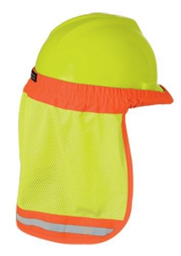 ML Kishigo 2810 Polyester Hard Hat Sun Shield, Lime