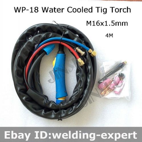 TIG Welding Torch Complete Water Cooled WP-18 WP PTA DB SR 18  4M  M16 x 1.5