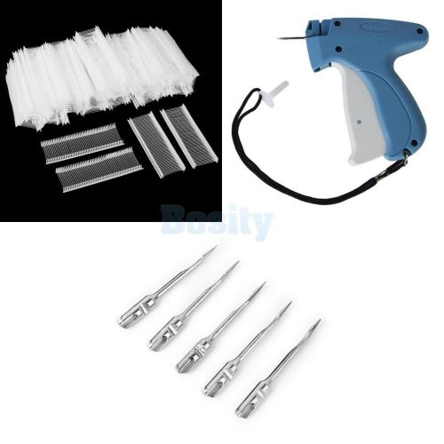 Regular Clothing Garment Price Label Tagging Tag Gun + 6 Needles + 5000 1&#034; Barbs