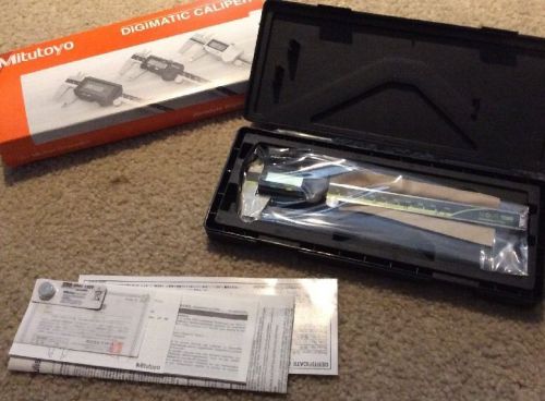 Mitutoyo 6&#034; 500-171-20 Digital Calipers, Battery Powered, Inch/Metric New! New!