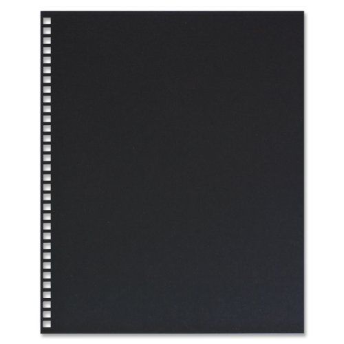 GBC ProClick Presentation Back Cover Prepunched Black 8.5 X 11 Inches 25 Per