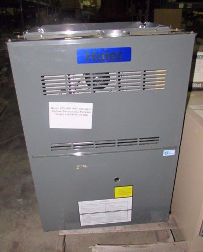 Haier hg80b13520a 135,000 btu 80% efficient upflow natural gas furnace **nnb** for sale