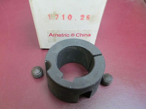 NEW AMETRIC TAPER LOCK KEYED BUSHING 1210-28 121028 28MM BORE