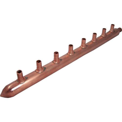 SharkBite 22789 8-Port Closed Copper PEX Manifolds 1-Inch Trunk 3/4-Inch 1/2-...