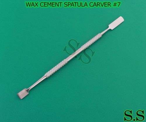 3 Pcs  WAX CEMENT SPATULA CARVER #7 DENTAL HAND TOOL