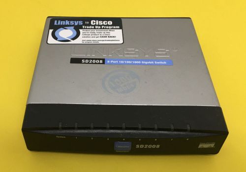 Linksys SD2008 8-Port 10/100/1000 Gigabit Switch