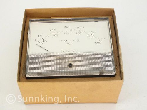 WESTON Instruments 1952 AC Voltmeter, 300 Volts, (FREE SHIPPING)