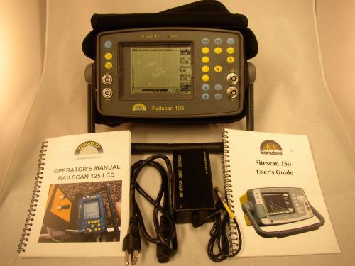 Sonatest Railscan 125 Ultrasonic Flaw Detector NDT