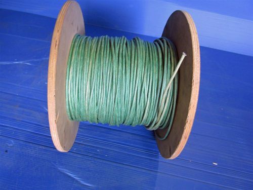 SRML Wire Green 12 AWG 200&#039; FT Fiber Glass Braid Appliance Hi Temp Motor Stage