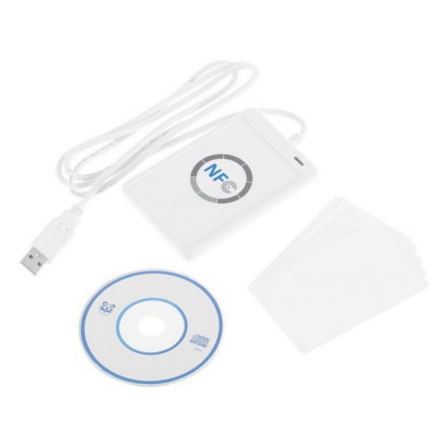 NFC ACR122U RFID Contactless Smart Reader &amp; Writer/USB + 5X Mifare IC Card HG