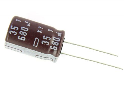 25 PCS Nippon Chemi-Con 4.7uF 35V Aluminum Electrolytic Capacitors - US Seller