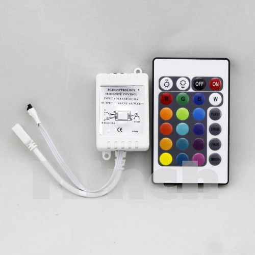 Lower price 24Key IR Remote Controller For 3528 5050 RGB LED Strip Lights