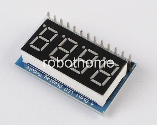 1pc red parallel module 4 bit 8 segment led display board digital tube display for sale