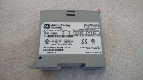 ***NEW*** ALLEN BRADLEY 1762-OB16 SERIES A REV. B OUTPUT MODULE 1762OB16 NEW