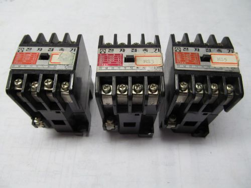 3- GENERAL 4 POLE 10 AMP RELAYS120 VOLT COILS