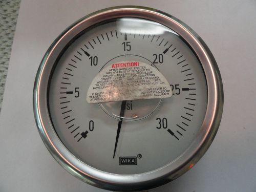 Wika Type 213.53 Bourdon Filled Pressure Gauge, PN 9699109