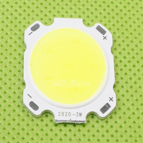 3W Pure White COB High Power LED Roundness LED Light Emitting Diode