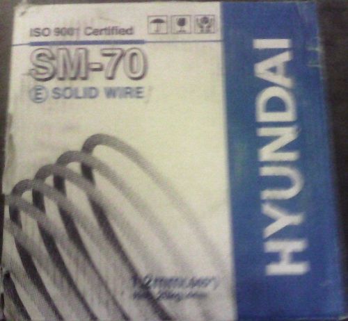 Hyundai sm-70, 1.2mm (.045) solid welding wire for sale