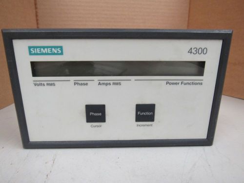 SIEMENS DISPLAY MODULE 4300