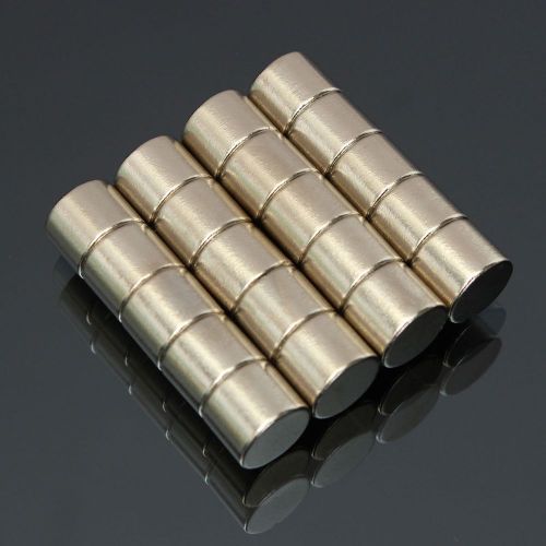 20pcs neodymium disc cylinder strong rare earth fridge magnet n50 grade 10 x 8mm for sale