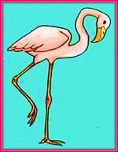 30 Custom Flamingo Personalized Address Labels