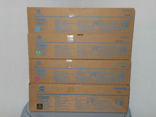 KONICA MINOLTA C6501 CYMK TONER SET / TN612 CYMK / ONE COMPLETE SET/ NEW IN BOX