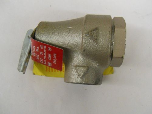 New WATTS 374A Pressure Relief Valve 3/4&#034; 30 PSI