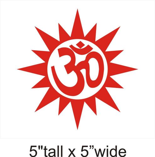 Om Aum Hinduism Car Truck Bumper Vinyl Sticker Decal Decor -1589