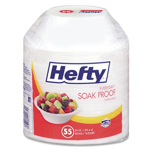 Hefty Soak Proof Tableware (Pack of 55) Set of 6