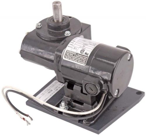 Bodine electric 24a0bepm-3f 63rpm 1/50hp 130vdc 30:1 ratio gearmotor parts for sale